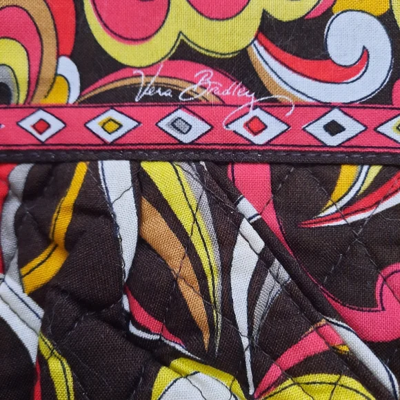 Vera Bradley Puccini Brown Patterned Tote Bag/Purse (Retired Pattern) - Picture 3 of 11